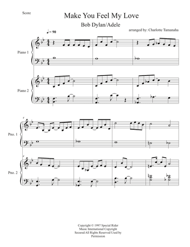 Make You Feel My Love (arr. Charlotte Tamanaha)