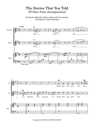 The Stories That You Told (arr. Cathy Stamegna)