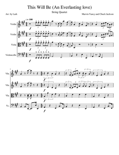 This Will Be (arr. Lark)