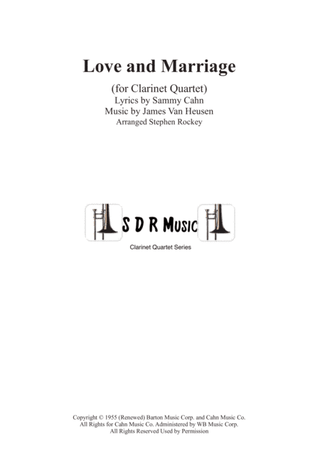 Love And Marriage (arr. Stephen Rockey)