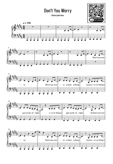Don't You Worry (arr. eduardo)