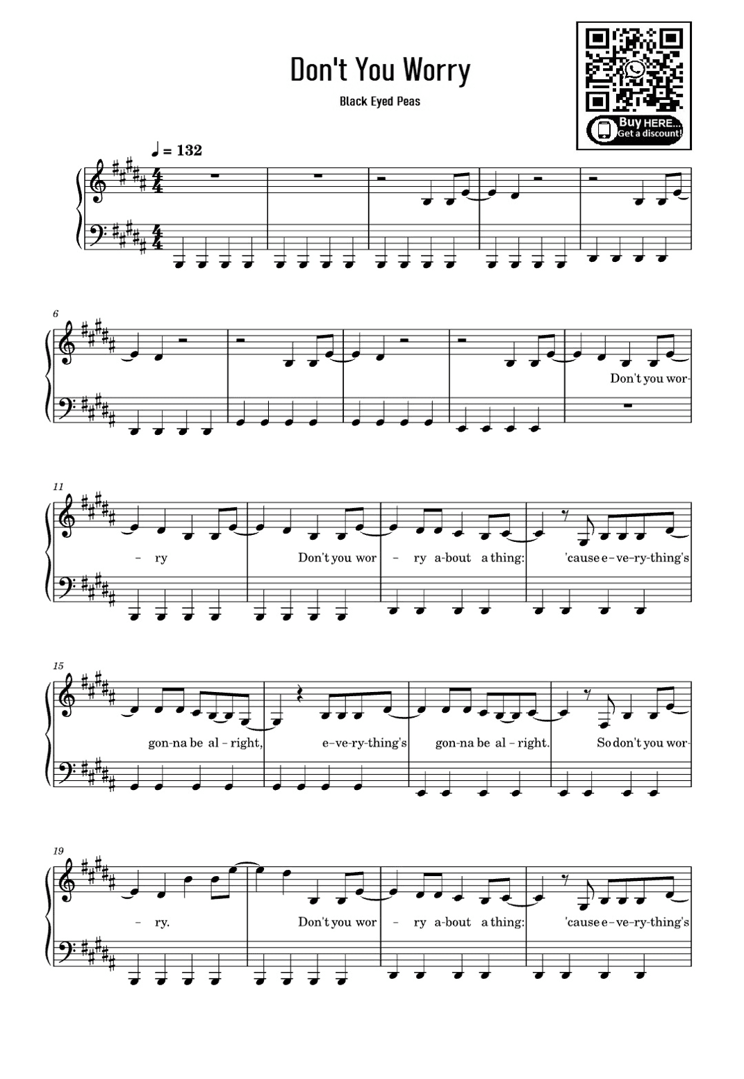 Don't You Worry (arr. eduardo)