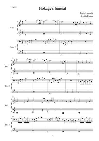 Hokage Funeral (arr. Sylvain Harvus)