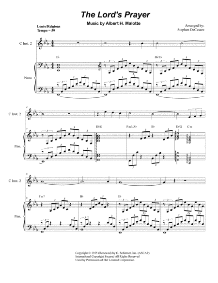 The Lord's Prayer (arr. Stephen DeCesare)