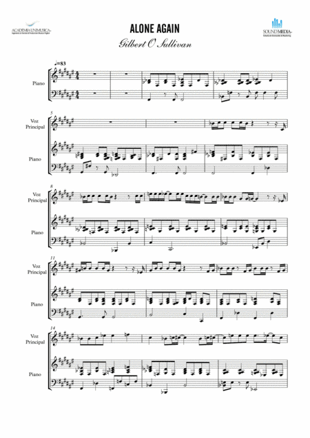 Alone Again (naturally) (arr. Gilbert O'Sullivan)