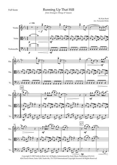Running Up That Hill (arr. Fernando Britto)