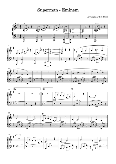 Superman (arr. Bob Cissé)