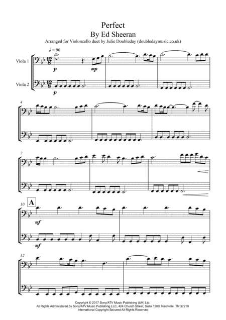 Perfect (arr. Julie Doubleday)