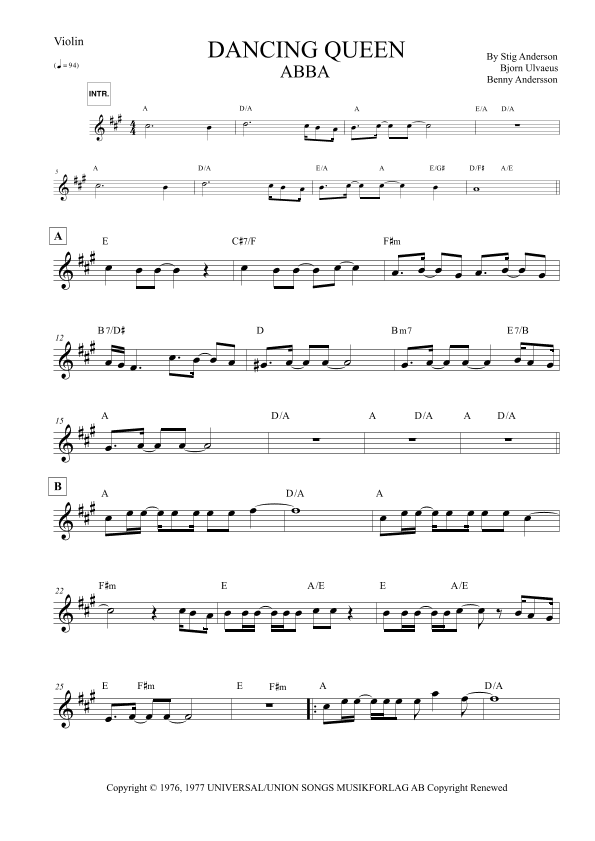 Dancing Queen (arr. Leonardo Silva)