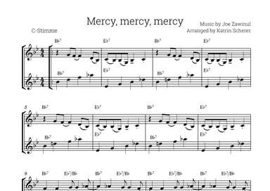 Mercy, Mercy, Mercy (arr. Katrin Scherer)