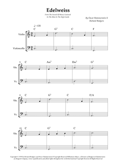 Edelweiss (arr. Wesley S. SIlva)