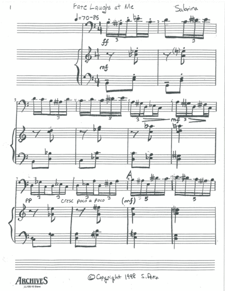 Fate Laughs at Me for Bassoon