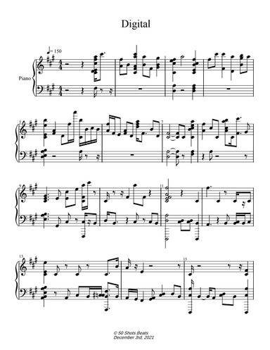 Digital (arr. Brandon Edward Pugh)