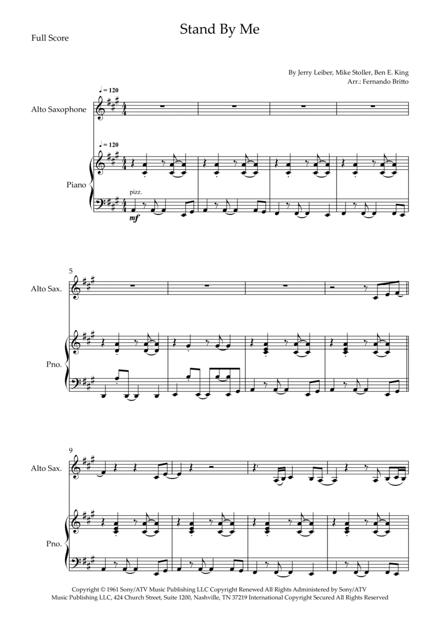 Stand By Me (arr. Fernando Britto)
