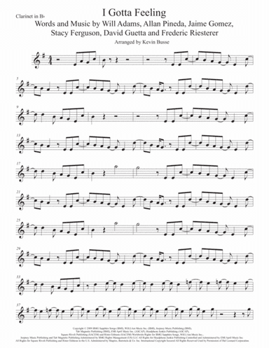 I Gotta Feeling (arr. Kevin Busse)