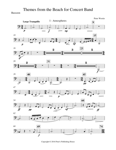 Themes from the Beach Bassoon