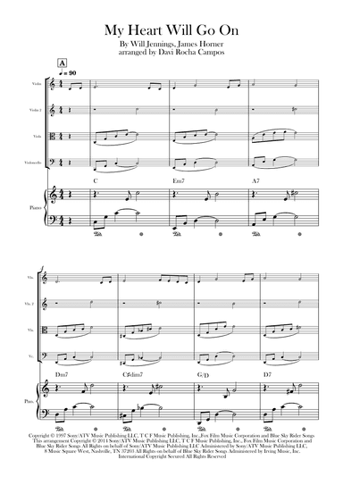 My Heart Will Go On (love Theme From 'titanic') (arr. Davi Rocha Campos)