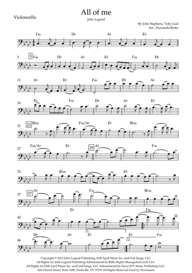 All Of Me (arr. Fernando Britto)
