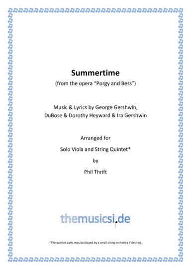Summertime (arr. Phil Thrift)