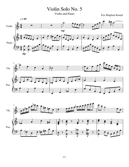 Violin Solo No. 5