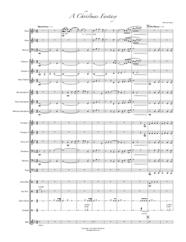 A Christmas Fantasy - for young concert band (arr. John McAllister)