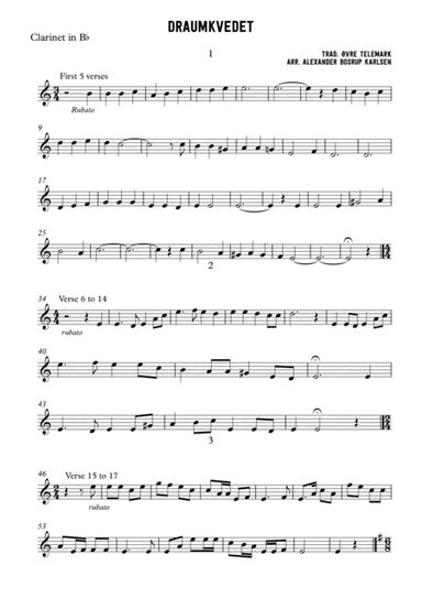 Draumkvedet (arr. Alexander Bosrup Karlsen)