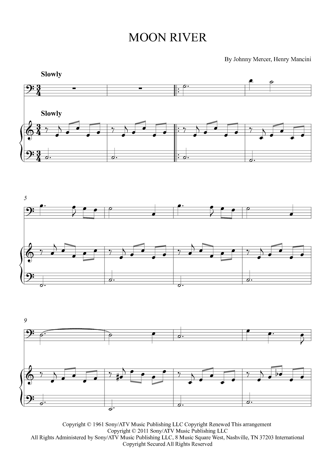 Moon River (arr. Alex Nunes Rodrigues)
