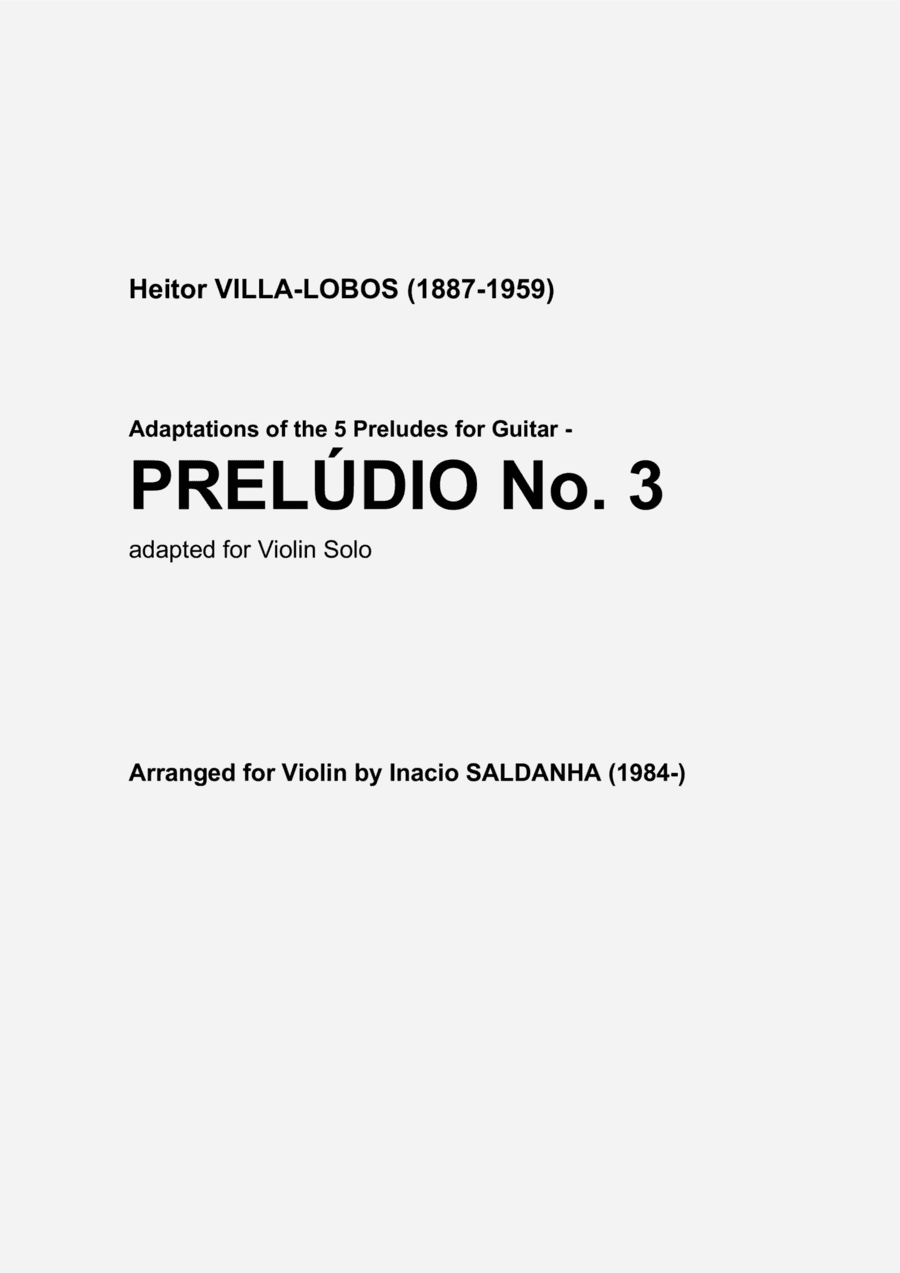Carillion: 2 Guitar Prelude 3 (arr. Inacio Saldanha)