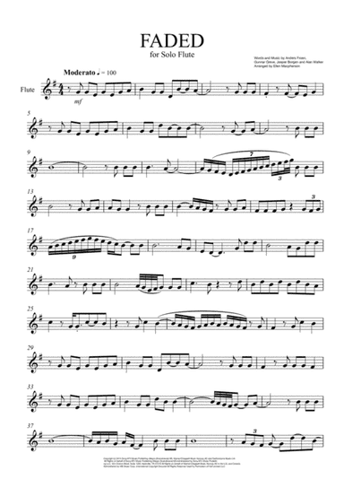 Faded (arr. Ellen Macpherson)