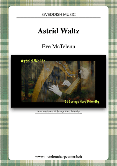 Astrid Waltz - intermediate & 34 String Harp | McTelenn Harp Center (arr. Eve McTelenn)