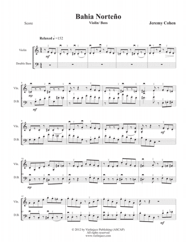 Bahia Norteño (violin-bass)