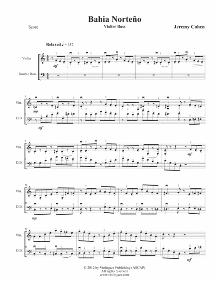 Bahia Norteño (violin-bass)