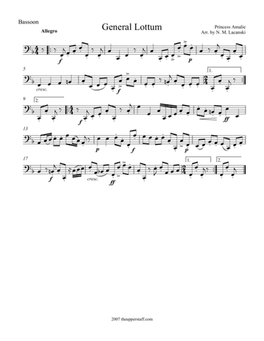 General Lottum (arr. Nick Lacanski)