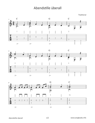 Abendstille überall (arr. Bettina Schipp)