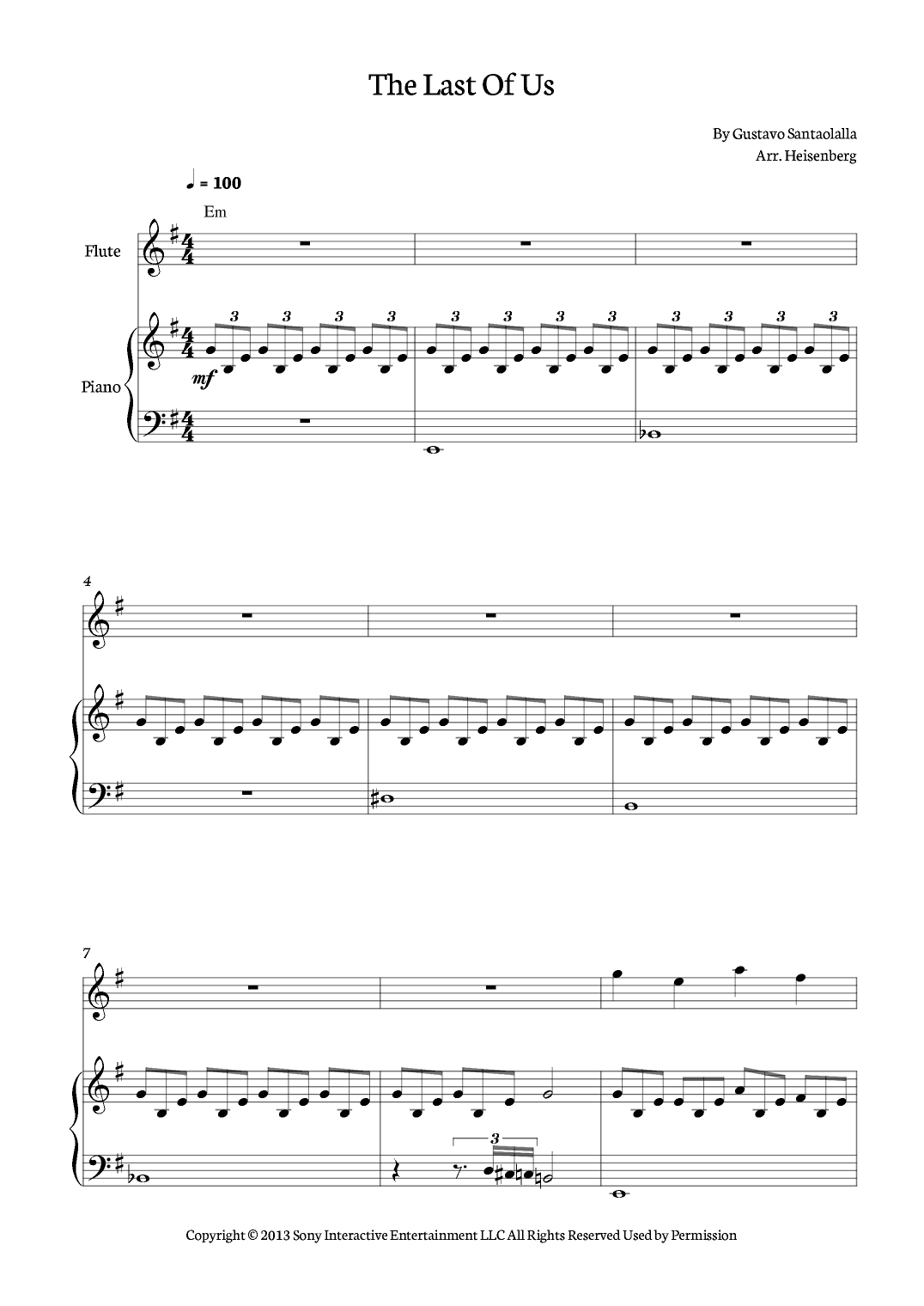 The Last Of Us (arr. Heisenberg)