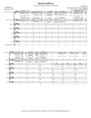 Speakerphone (arr. Kourtnee Cude)