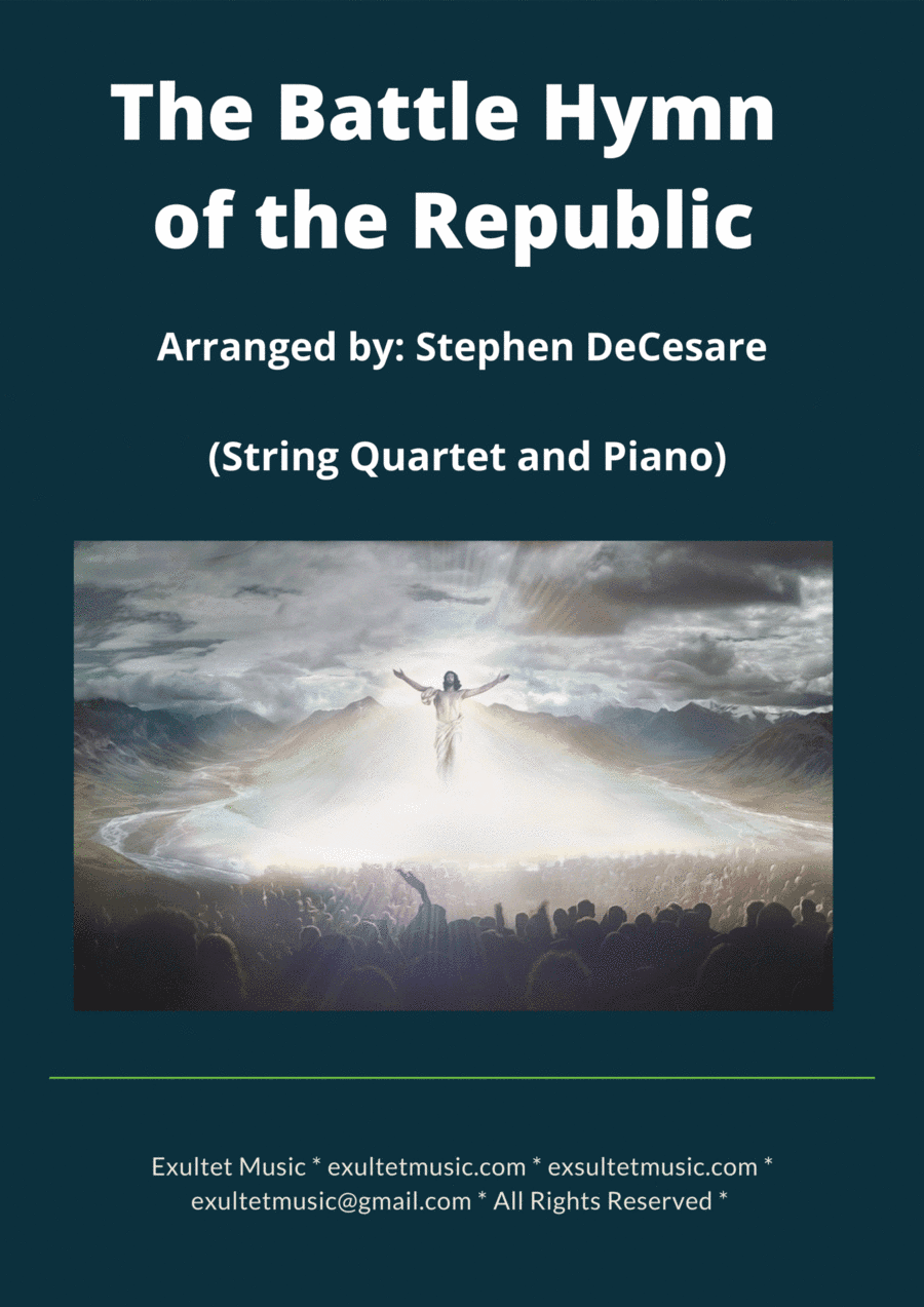 The Battle Hymn of the Republic (String Quartet and Piano) (arr. Stephen DeCesare)