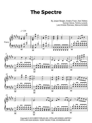 The Spectre (arr. soundnotation)