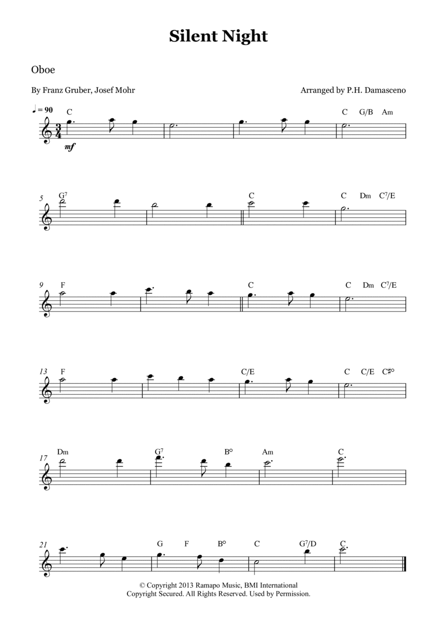 Silent Night (arr. P.H. Damasceno)