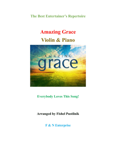 "Amazing Grace" for Violin and Piano (arr. Fishel Pustilnik)