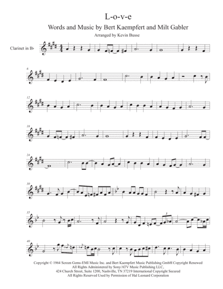 L-O-V-E (arr. Kevin Busse)