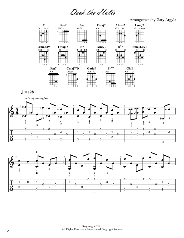 Deck the Halls (arr. Gary Argyle)