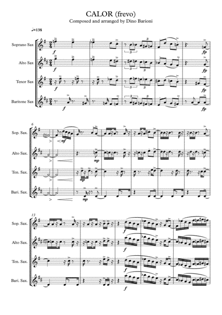 Calor (Frevo) by Dino Barioni