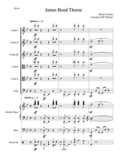 James Bond Theme (arr. DB Williams)