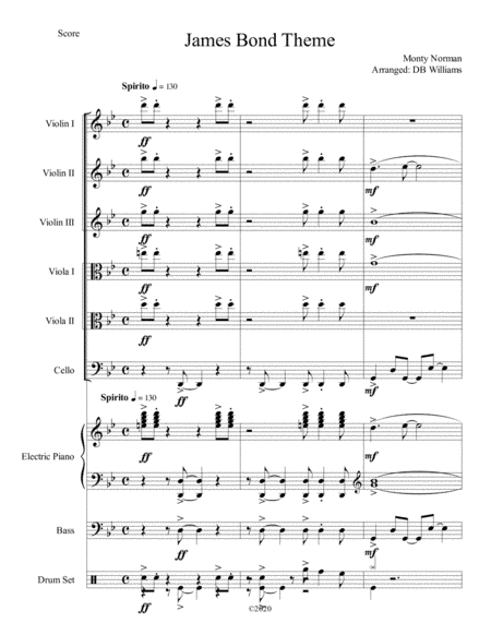 James Bond Theme (arr. DB Williams)