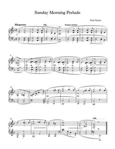 Sunday Morning Prelude