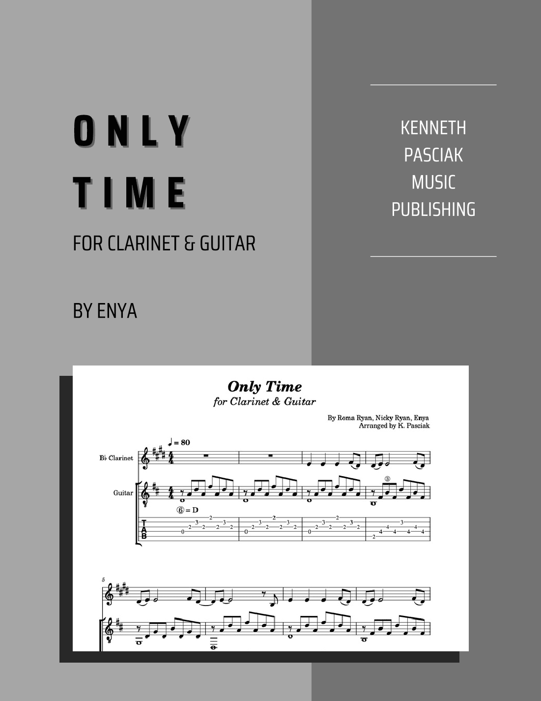 Only Time (arr. Kenneth Pasciak)