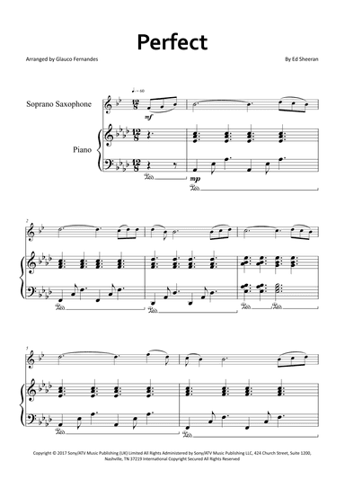 Perfect (arr. Glauco Fernandes)
