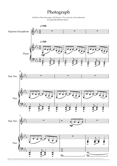Photograph (arr. Matthew pyeon)