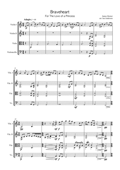 Braveheart - Main Title (arr. Ian Anderson)